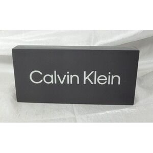 Calvin Klein Acrylic Retail Advertising Block Sign 3.5" Tall x 7.5" Wide